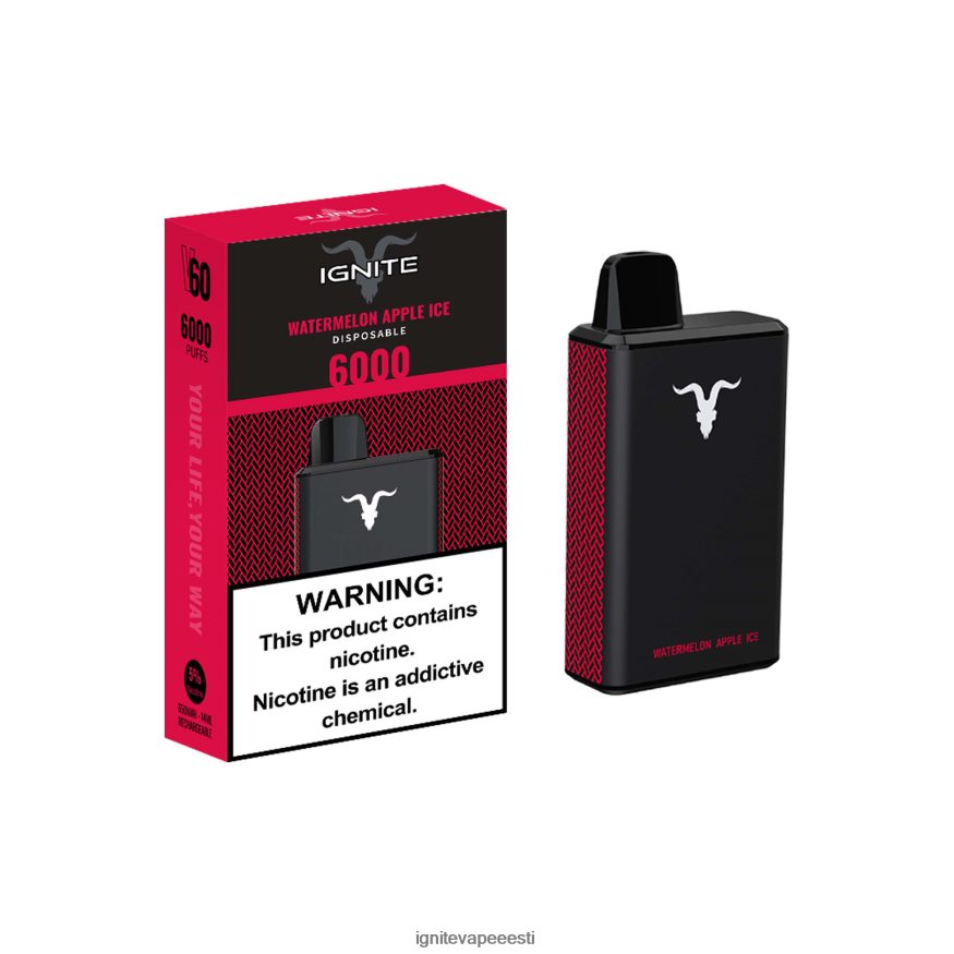 IGNITE Vaporizador - IGNITE V60 vape pliiats 0V8B6033 jäine piparmünt