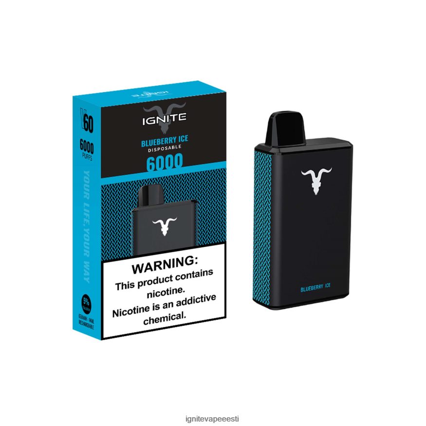 IGNITE Vaporizador - IGNITE V60 vape pliiats 0V8B6033 jäine piparmünt