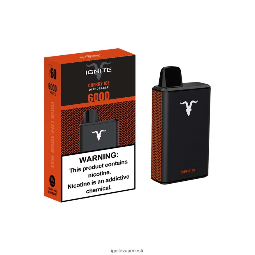 IGNITE Vaporizador - IGNITE V60 vape pliiats 0V8B6033 jäine piparmünt