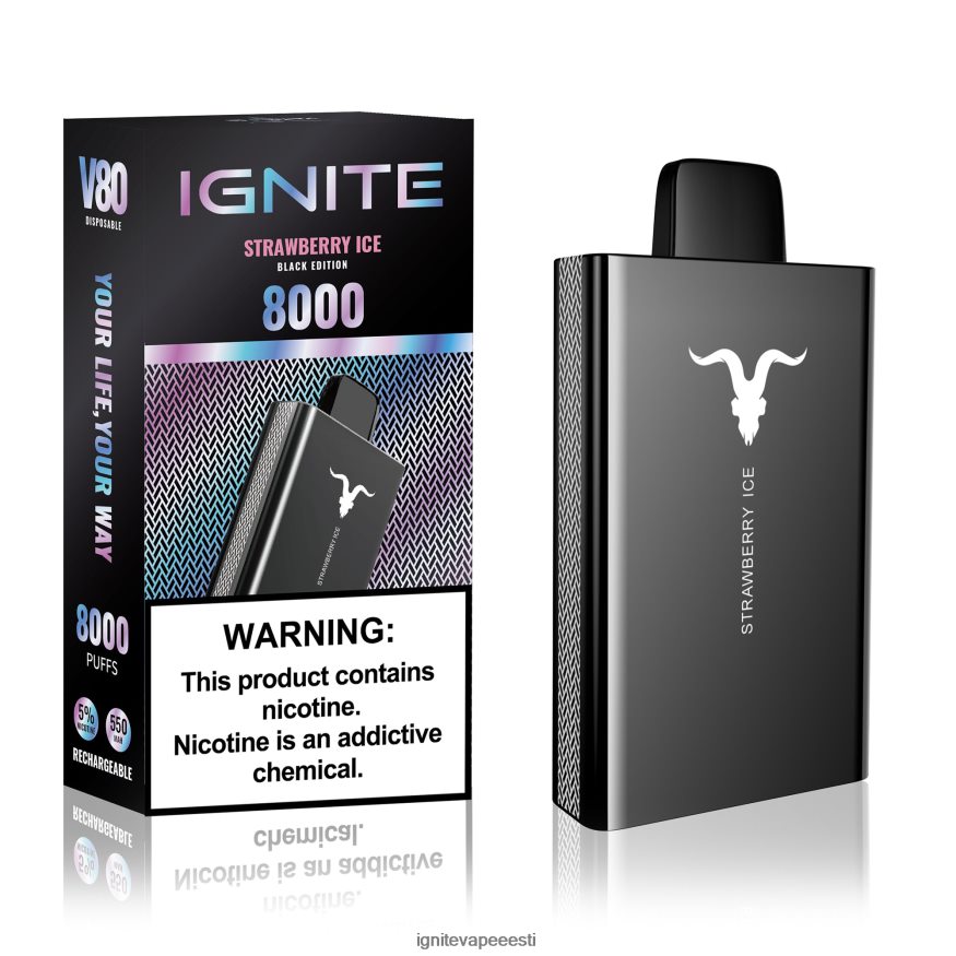 IGNITE Vape Flavours - IGNITE V80 vape pliiats 0V8B6047 jäine piparmünt