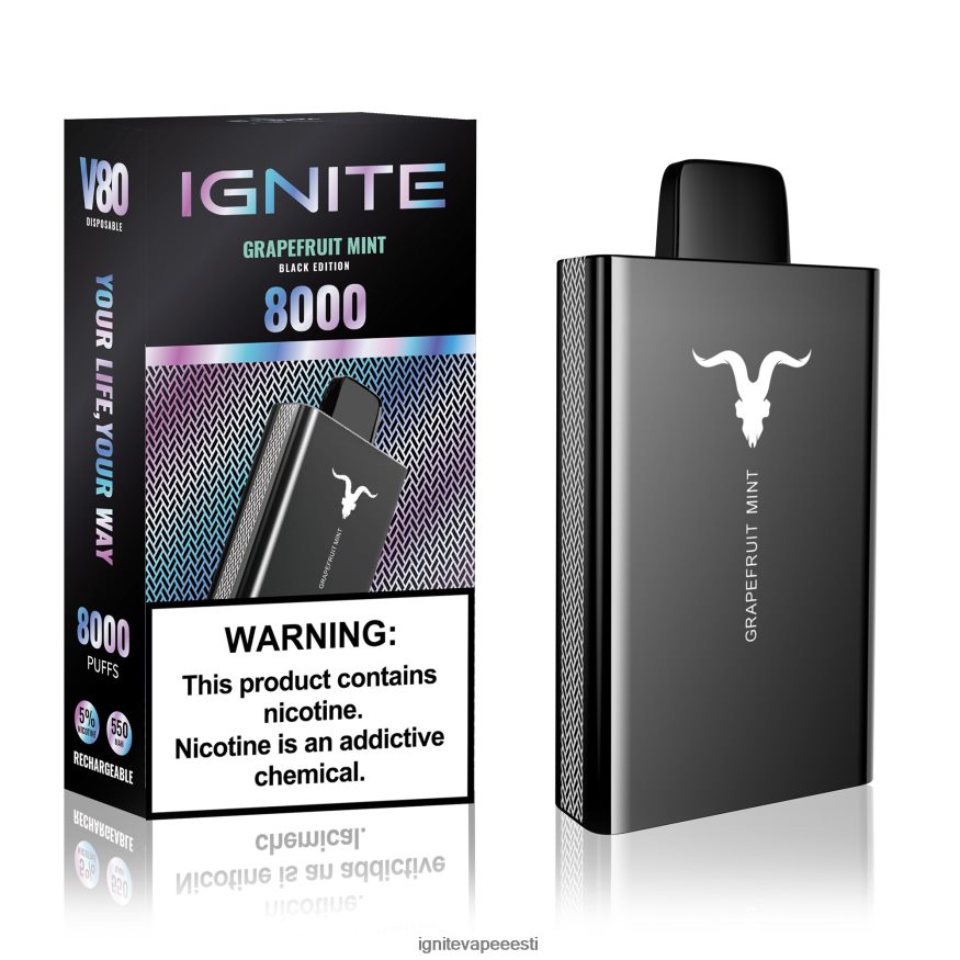 IGNITE Vape Flavours - IGNITE V80 vape pliiats 0V8B6047 jäine piparmünt